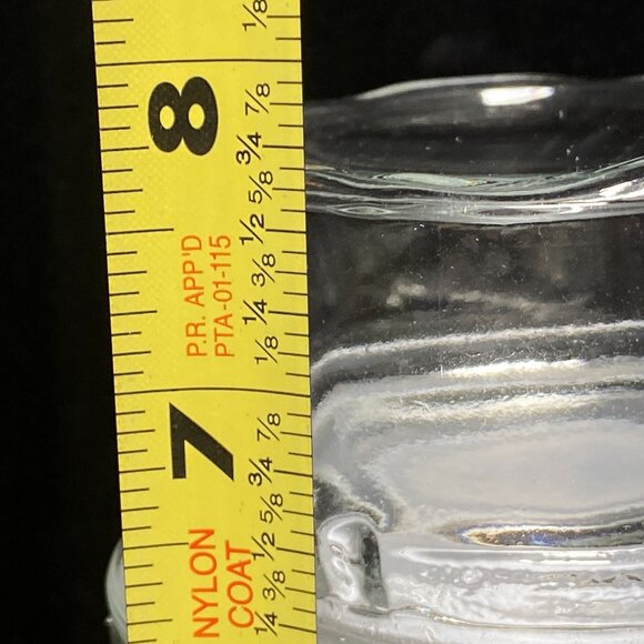 Glass Snowman-Shaped Jar With Airtight Lid Christmas Decor Goodies Libbey - Picture 10 of 10